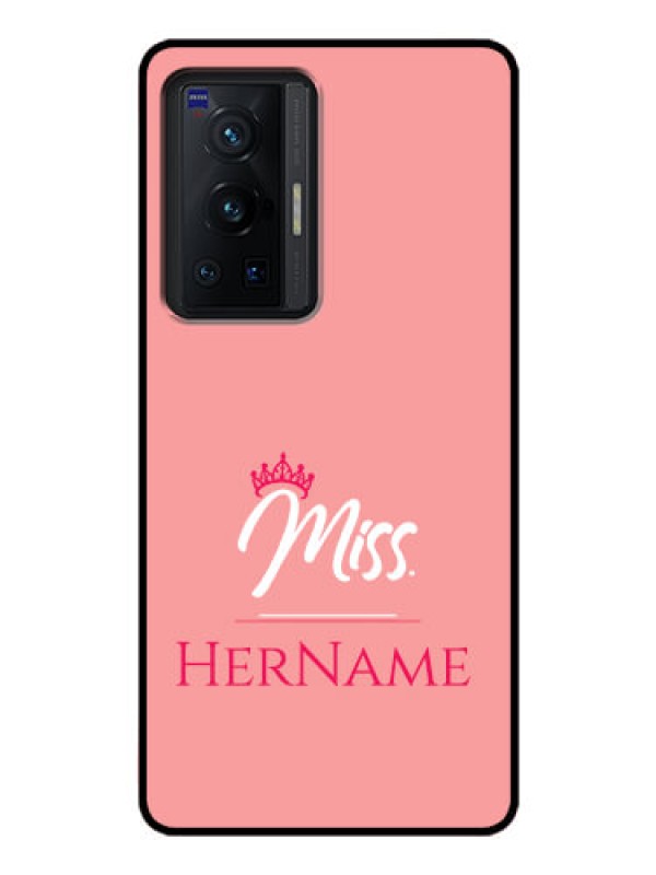 Custom Vivo X70 Pro 5G Custom Glass Phone Case Mrs with Name