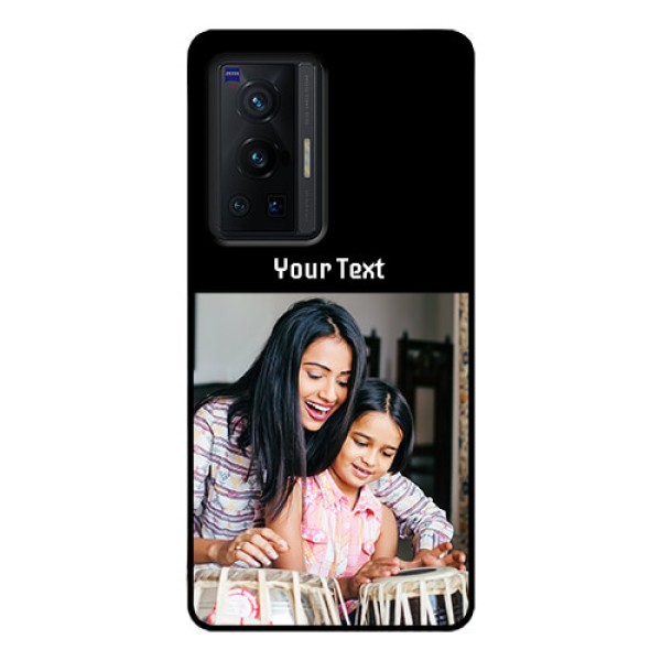 Vivo X70 Pro 5G Photo with Name on Glass Phone Case