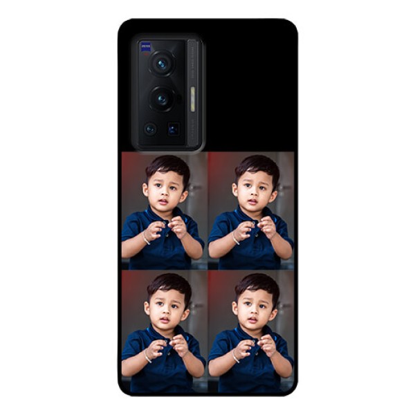 Vivo X70 Pro 5G 4 Image Holder on Glass Mobile Cover
