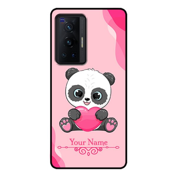 Vivo X70 Pro 5G Custom Glass Mobile Case - Cute Panda Design