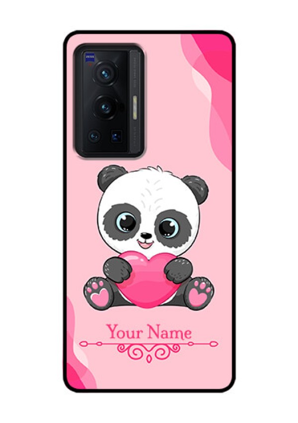 Vivo X70 Pro 5G Custom Glass Mobile Case - Cute Panda Design