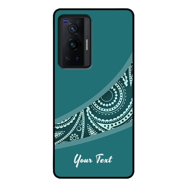 Vivo X70 Pro 5G Photo Printing on Glass Case - semi visible floral Design Vivo X70 Pro 5G Photo Printing on Glass Case - semi visible floral Design