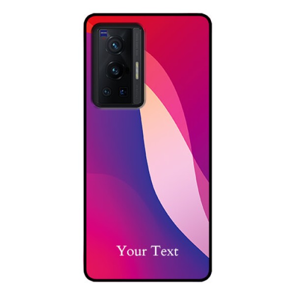 Vivo X70 Pro 5G Personalized Glass Phone Case - Digital abstract Overlap Design Vivo X70 Pro 5G Personalized Glass Phone Case - Digital abstract Overlap Design