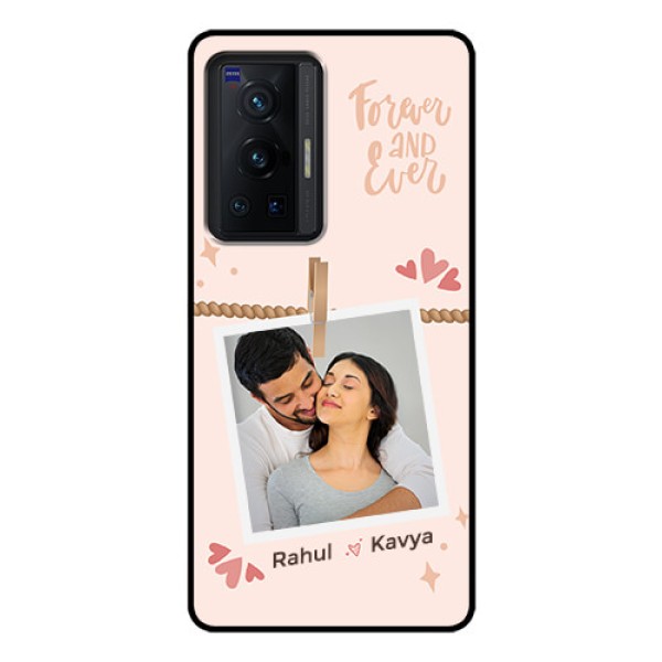 Vivo X70 Pro 5G Custom Glass Phone Case - Forever and ever love Design Vivo X70 Pro 5G Custom Glass Phone Case - Forever and ever love Design