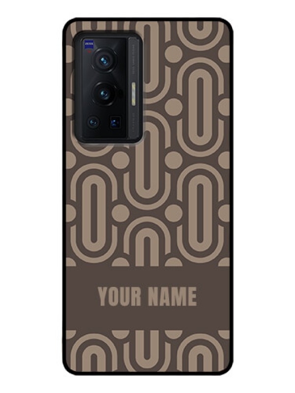 Custom Vivo X70 Pro 5G Custom Glass Phone Case - Captivating Zero Pattern Design