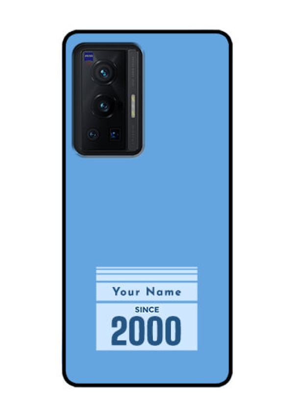 Vivo X70 Pro 5G Custom Glass Mobile Case - Custom Year of birth Design