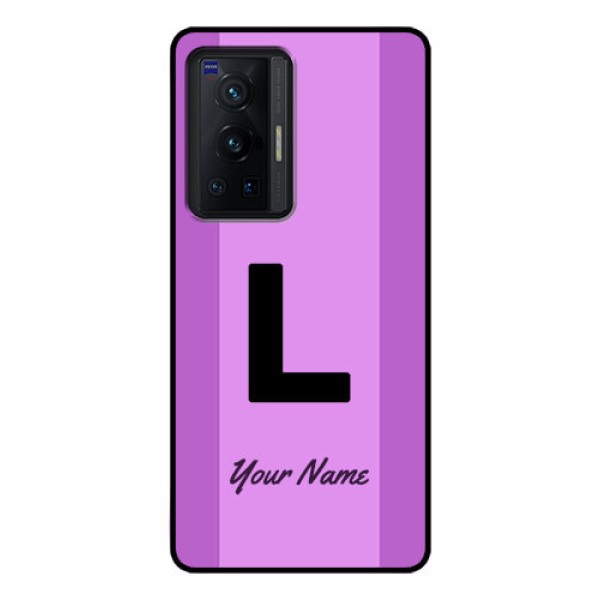 Vivo X70 Pro 5G Custom Glass Phone Case - Tricolor custom text Design