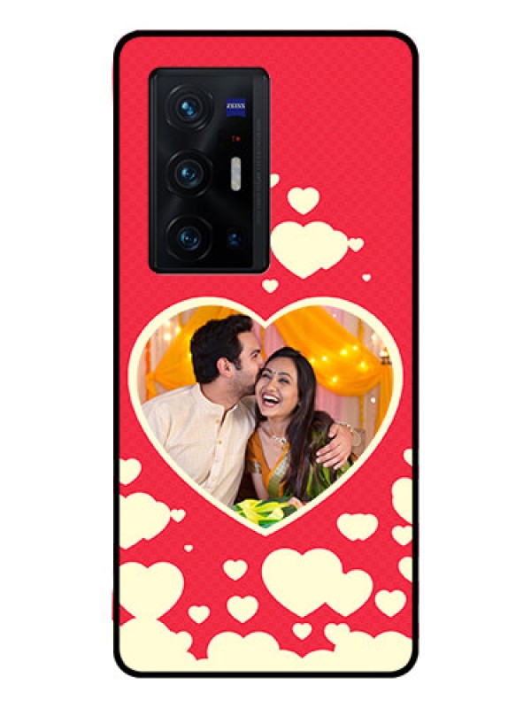 Custom Vivo X70 Pro Plus 5G Custom Glass Mobile Case - Love Symbols Phone Cover Design