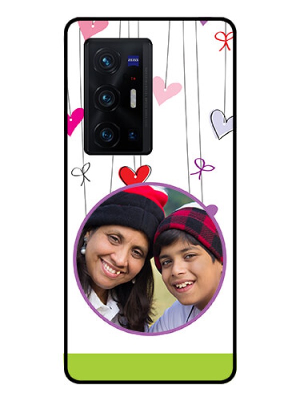 Custom Vivo X70 Pro Plus 5G Photo Printing on Glass Case - Cute Kids Phone Case Design