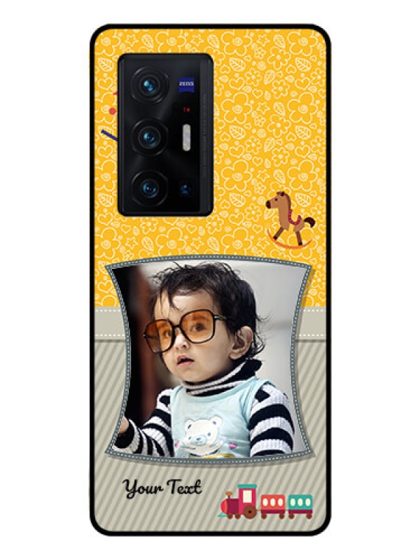 Custom Vivo X70 Pro Plus 5G Personalized Glass Phone Case - Baby Picture Upload Design