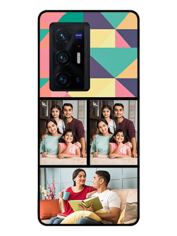 Custom Vivo X70 Pro Plus 5G Custom Glass Phone Case - Bulk Pic Upload Design