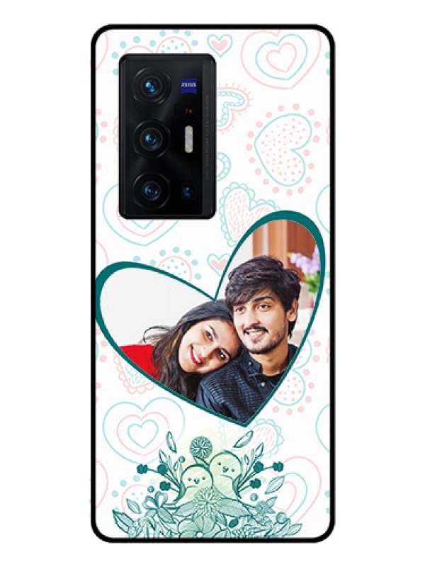 Custom Vivo X70 Pro Plus 5G Photo Printing on Glass Case - Premium Couple Design