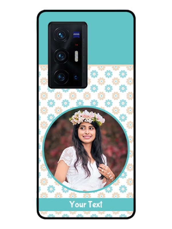Custom Vivo X70 Pro Plus 5G Custom Glass Mobile Case - Beautiful Flowers Design