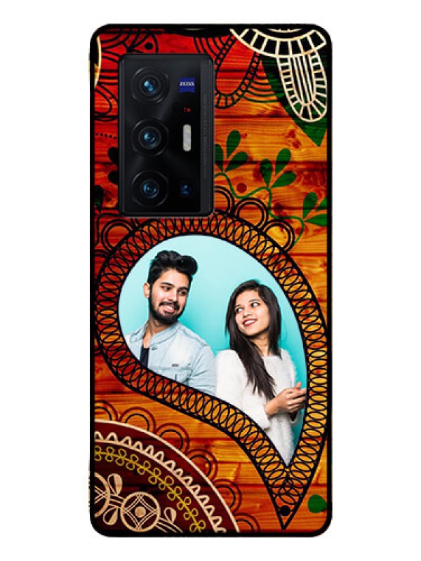 Custom Vivo X70 Pro Plus 5G Personalized Glass Phone Case - Abstract Colorful Design