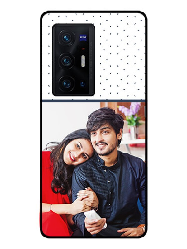 Custom Vivo X70 Pro Plus 5G Personalized Glass Phone Case - Premium Dot Design