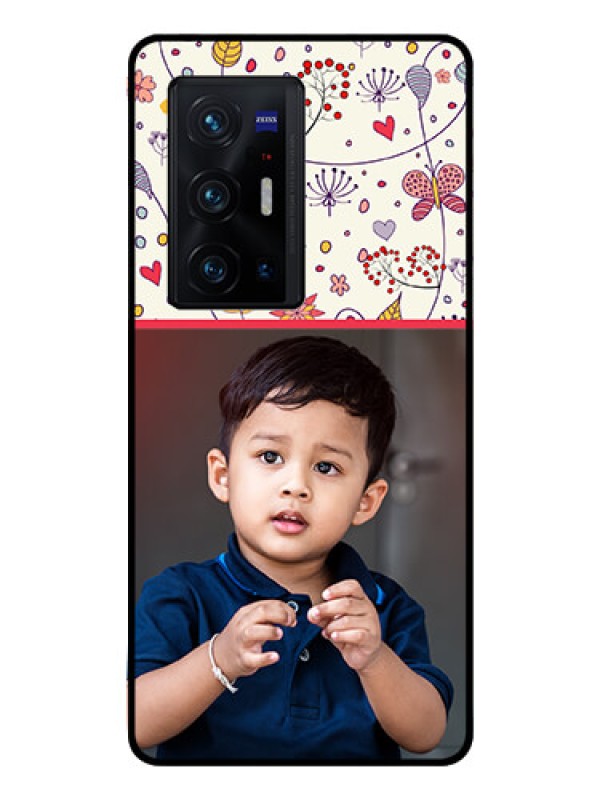 Custom Vivo X70 Pro Plus 5G Custom Glass Mobile Case - Premium Floral Design