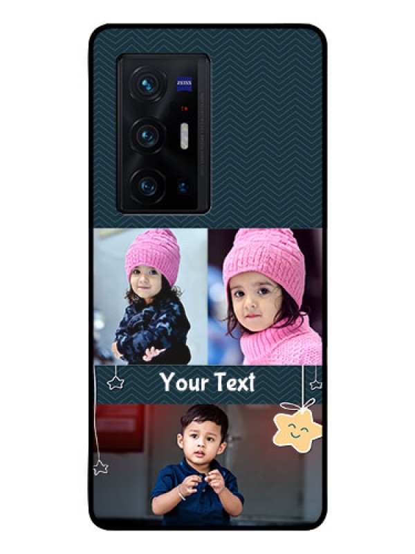 Custom Vivo X70 Pro Plus 5G Custom Glass Mobile Case - Hanging Stars Design