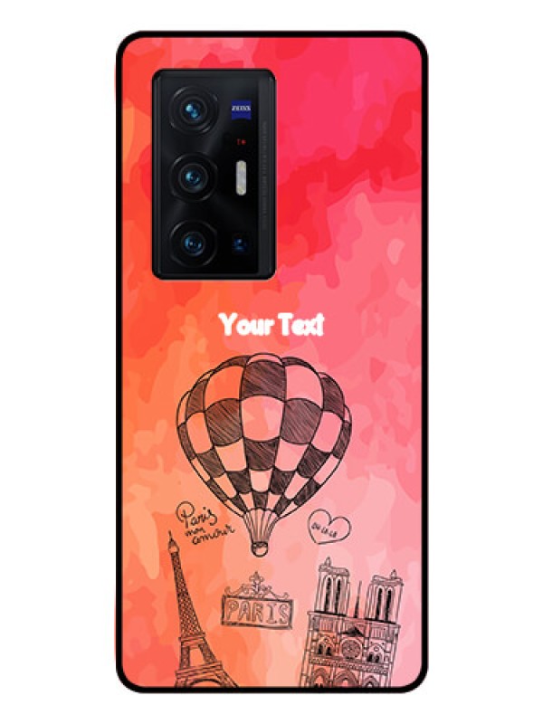 Custom Vivo X70 Pro Plus 5G Custom Glass Phone Case - Paris Theme Design