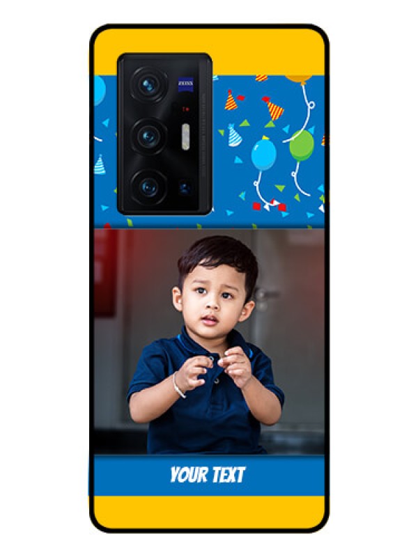 Custom Vivo X70 Pro Plus 5G Custom Glass Mobile Case - Birthday Wishes Design