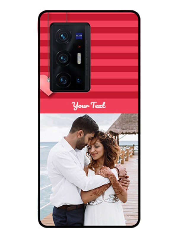 Custom Vivo X70 Pro Plus 5G Custom Glass Phone Case - Valentines Day Design
