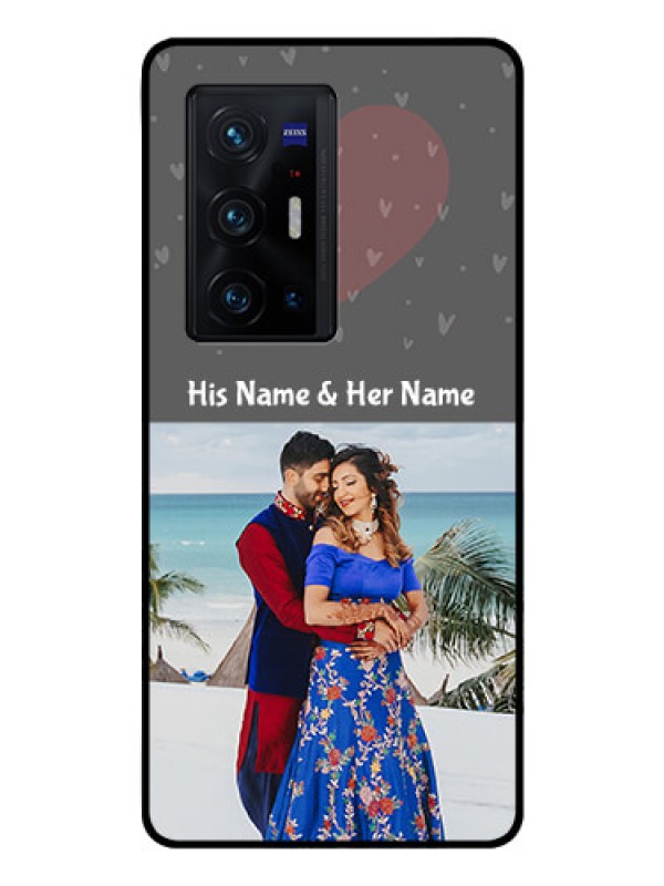 Custom Vivo X70 Pro Plus 5G Custom Glass Mobile Case - Buy Love Design with Photo Online