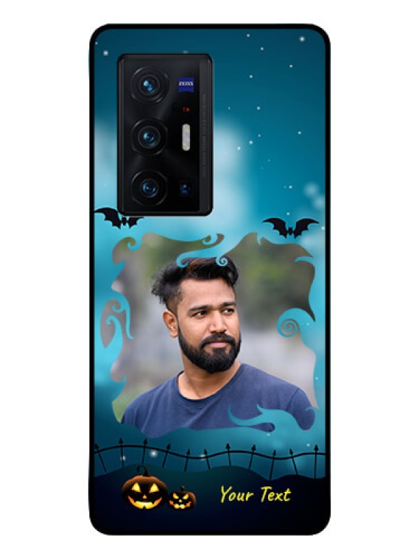 Custom Vivo X70 Pro Plus 5G Custom Glass Phone Case - Halloween frame design