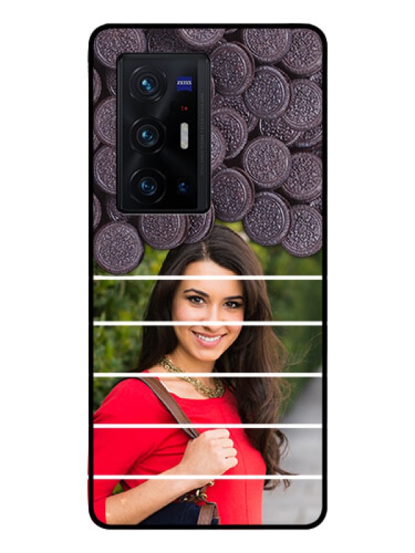 Custom Vivo X70 Pro Plus 5G Custom Glass Phone Case - with Oreo Biscuit Design
