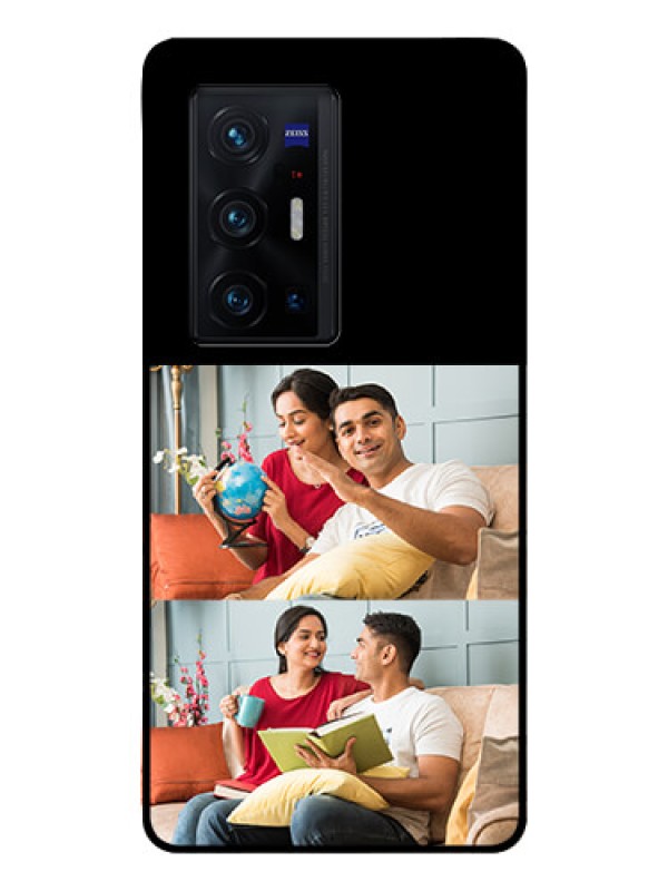 Custom Vivo X70 Pro Plus 5G 2 Images on Glass Phone Cover