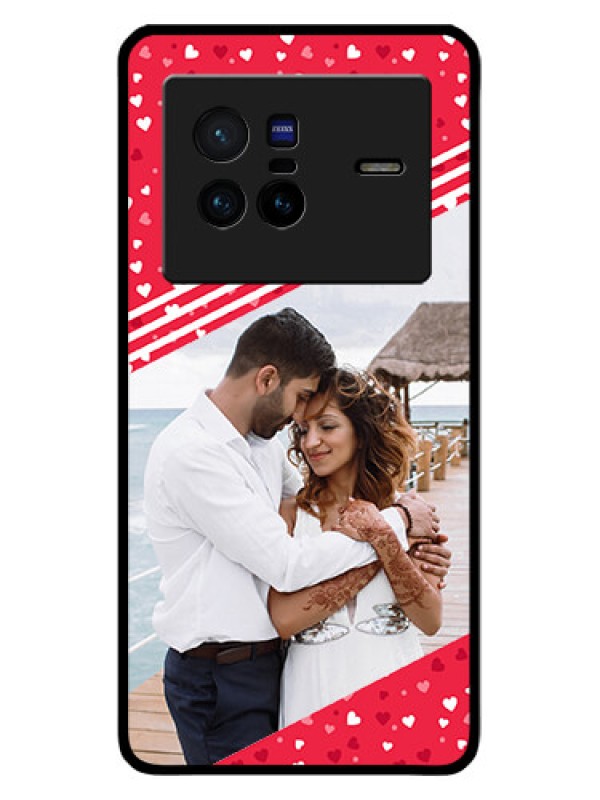 Custom Vivo X80 5G Custom Glass Mobile Case - Valentines Gift Design