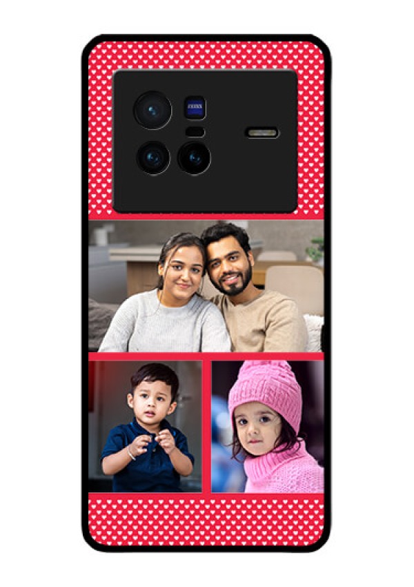 Vivo X80 5G Personalized Glass Phone Case - Bulk Pic Upload Design