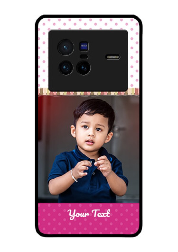 Vivo X80 5G Photo Printing on Glass Case - Cute Girls Cover Design