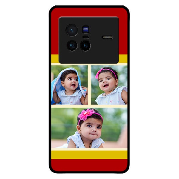 Vivo X80 5G Custom Glass Mobile Case - Multiple Pic Upload Design Vivo X80 5G Custom Glass Mobile Case - Multiple Pic Upload Design