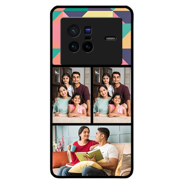Vivo X80 5G Custom Glass Phone Case - Bulk Pic Upload Design