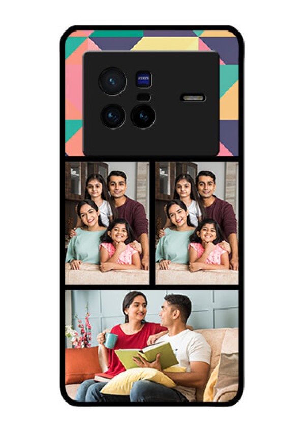 Vivo X80 5G Custom Glass Phone Case - Bulk Pic Upload Design