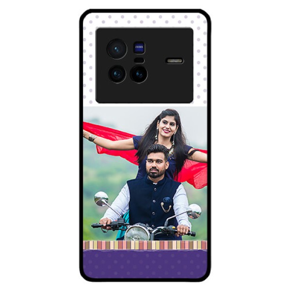 Vivo X80 5G Photo Printing on Glass Case - Cute Family Design