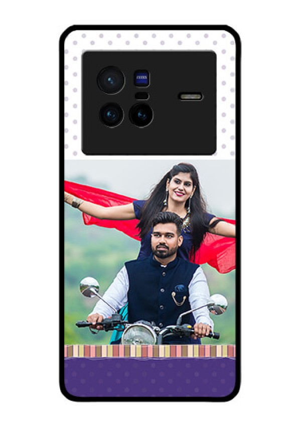 Vivo X80 5G Photo Printing on Glass Case - Cute Family Design