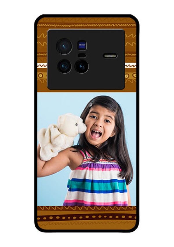 Vivo X80 5G Custom Glass Phone Case - Friends Picture Upload Design
