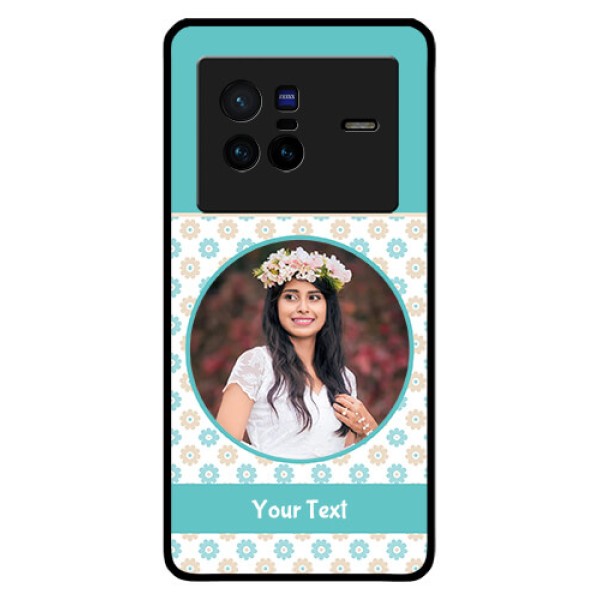 Vivo X80 5G Custom Glass Mobile Case - Beautiful Flowers Design