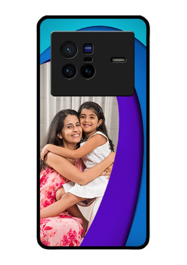 Vivo X80 5G Photo Printing on Glass Case - Simple Pattern Design