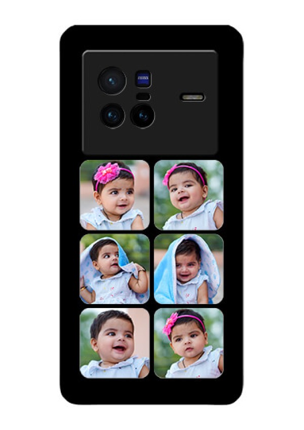 Vivo X80 5G Photo Printing on Glass Case - Multiple Pictures Design