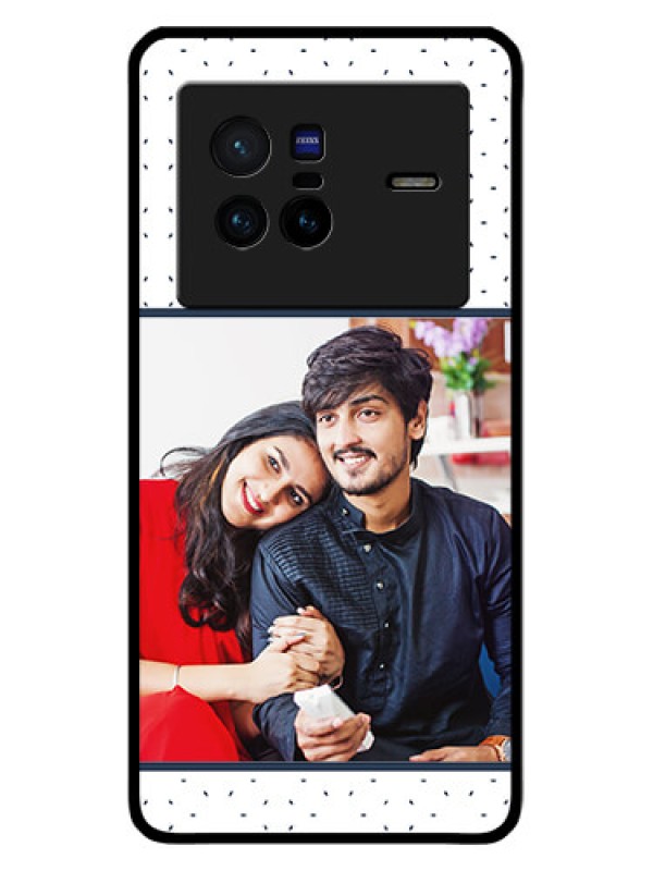 Custom Vivo X80 5G Personalized Glass Phone Case - Premium Dot Design