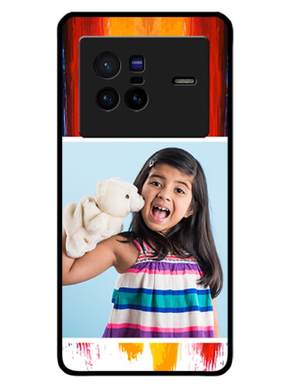 Custom Vivo X80 5G Personalized Glass Phone Case - Multi Color Design