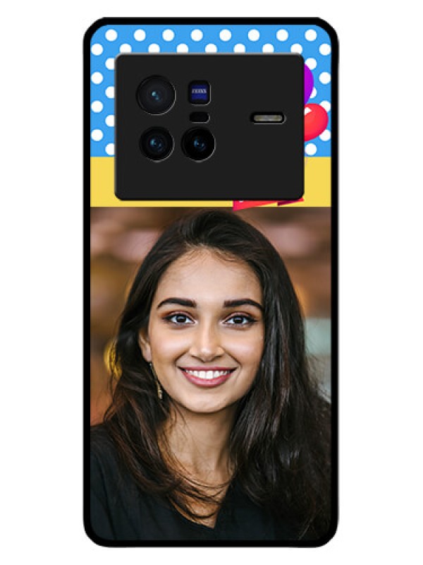 Custom Vivo X80 5G Custom Glass Mobile Case - Happy Birthday Design