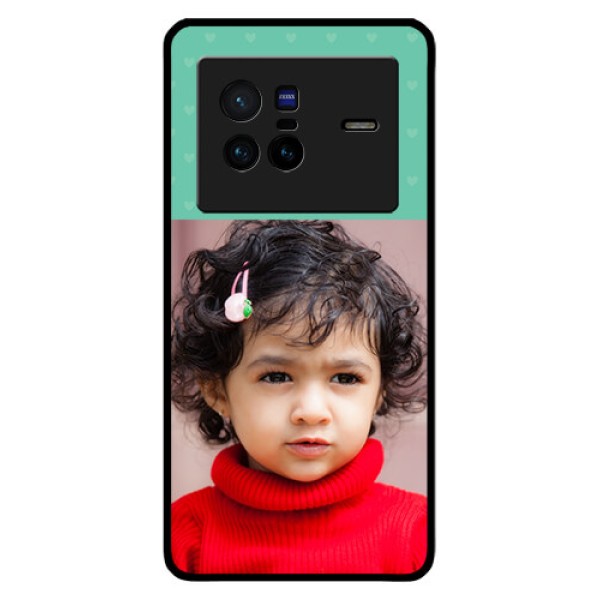 Vivo X80 5G Custom Glass Phone Case - Lovers Picture Design