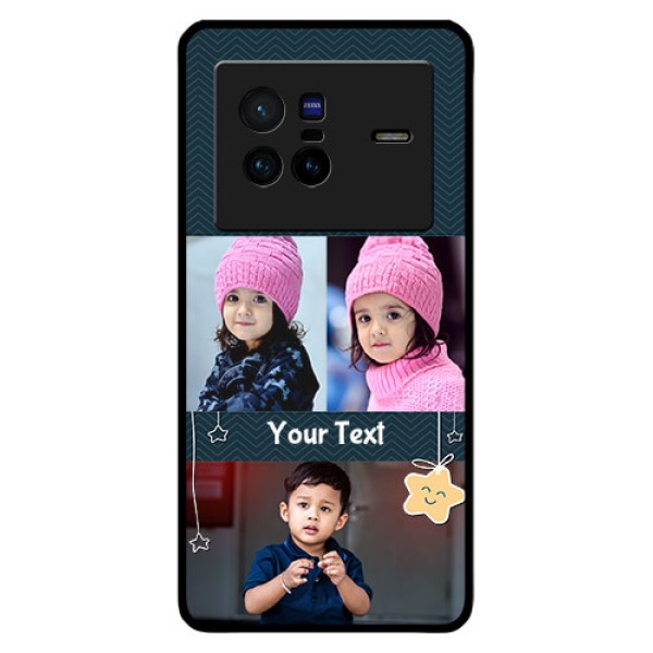Vivo X80 5G Custom Glass Mobile Case - Hanging Stars Design
