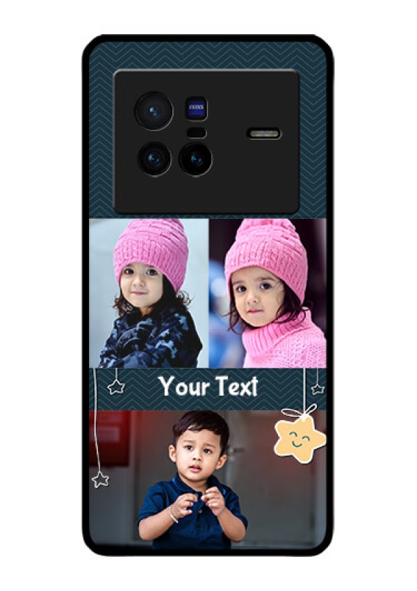 Vivo X80 5G Custom Glass Mobile Case - Hanging Stars Design
