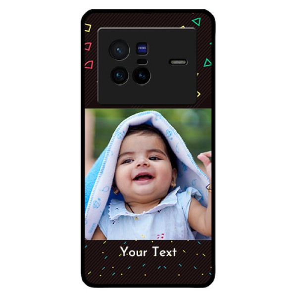 Vivo X80 5G Custom Glass Phone Case - with confetti birthday design Vivo X80 5G Custom Glass Phone Case - with confetti birthday design