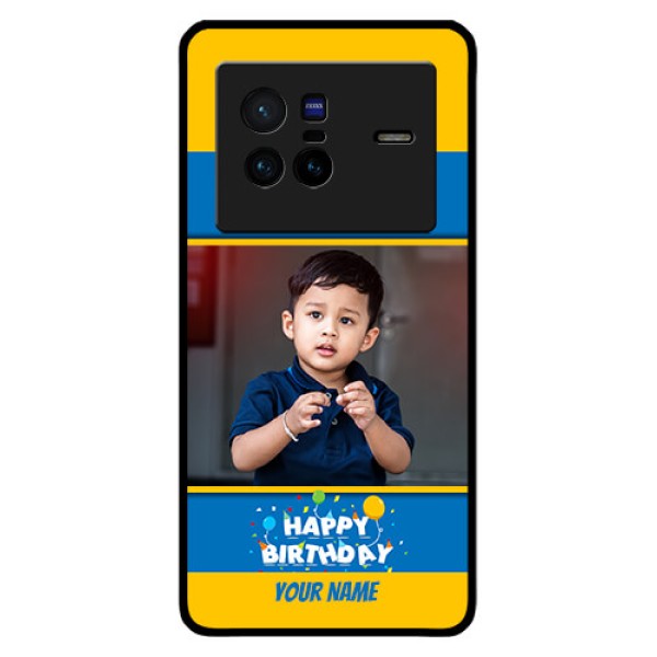 Vivo X80 5G Custom Glass Mobile Case - Birthday Wishes Design