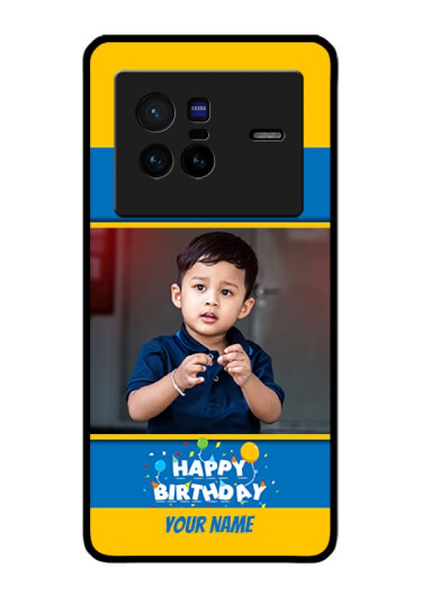 Vivo X80 5G Custom Glass Mobile Case - Birthday Wishes Design