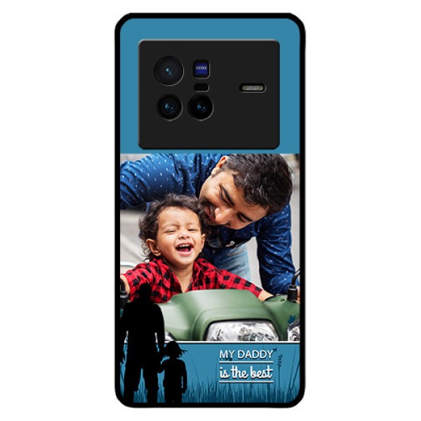 Vivo X80 5G Custom Glass Mobile Case - Best dad design